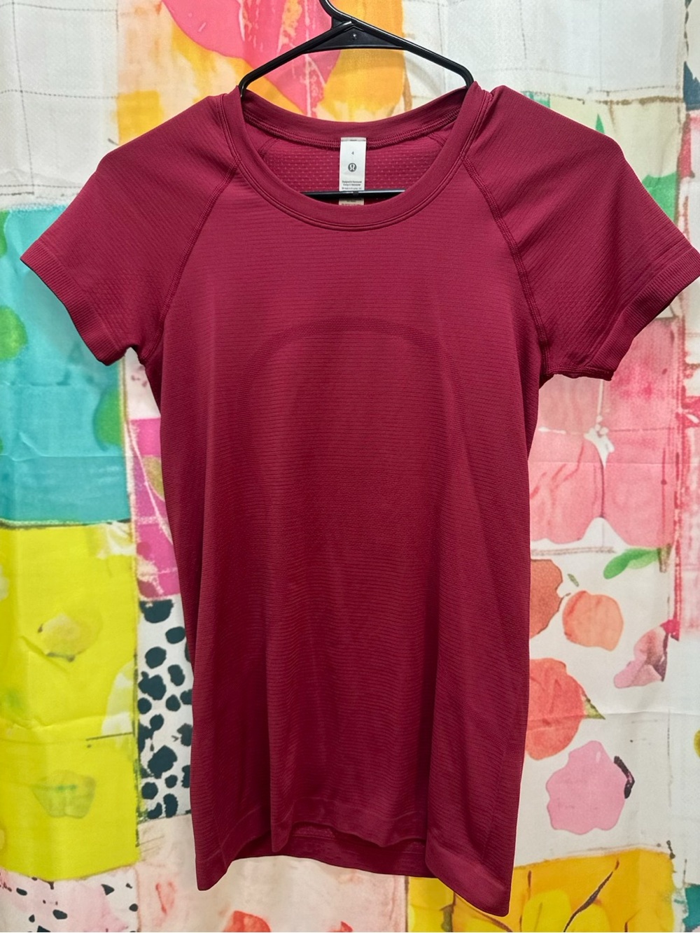 lululemon athletica Short Sleeve Swiftly Tech Performance Tee - Burgundy